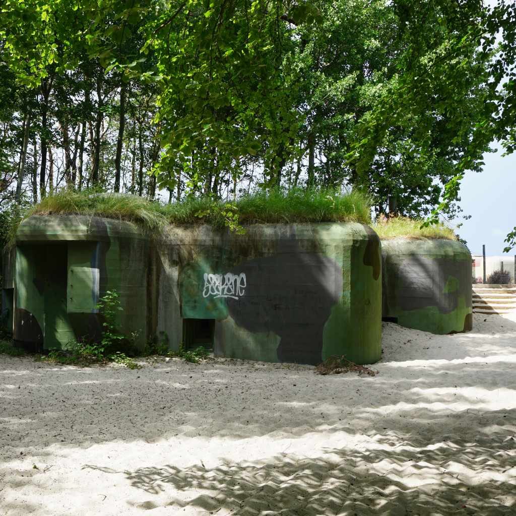 Bunkeranlage auf der Halbinsel Hel in Polen
