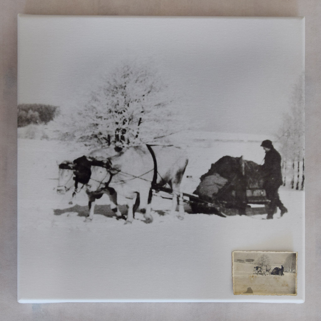 Restaurierung der alten Fotos von meinen Großeltern und Urgroßeltern. 