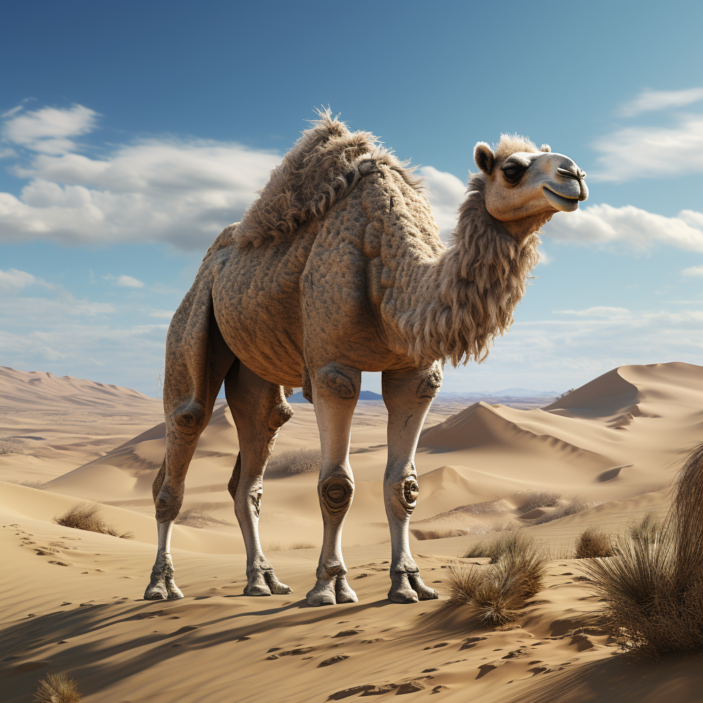 Kamele und Dromedar, die Wüstenschiffe der heißen Sahara und anderen Wüstenregionen Afrikas. 