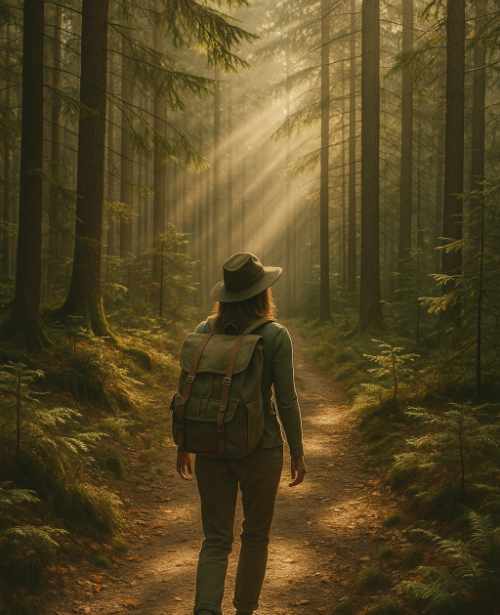 Natur genießen und mit wenig Gepäck reisen