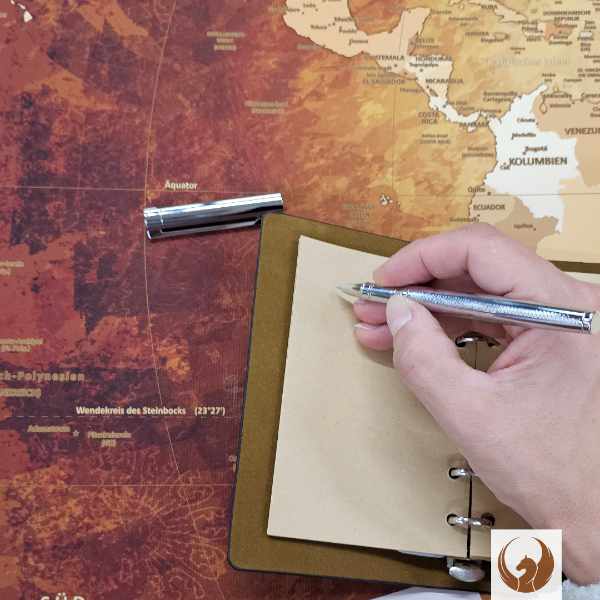 Ökologisch Reisen und Reisen festhalten