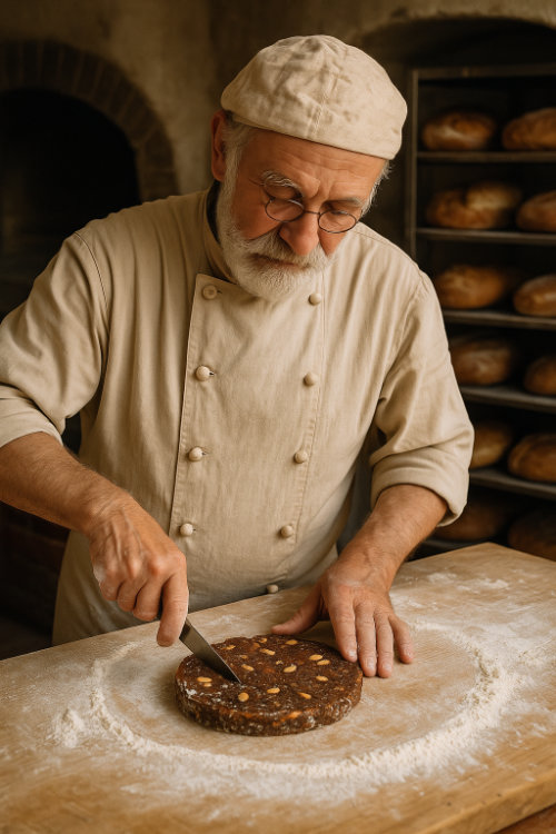 ein Bäcker zeigte uns das Geheimnis der originalen Panforte