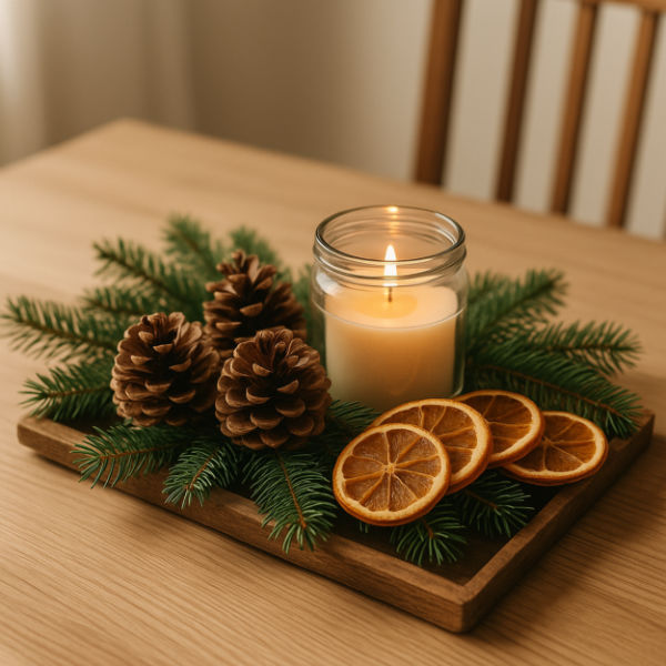 natürliche Weihnachtsdeko - zauberhafter Duft